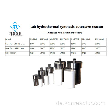 Hydrothermaler Synthesereaktor für Labor